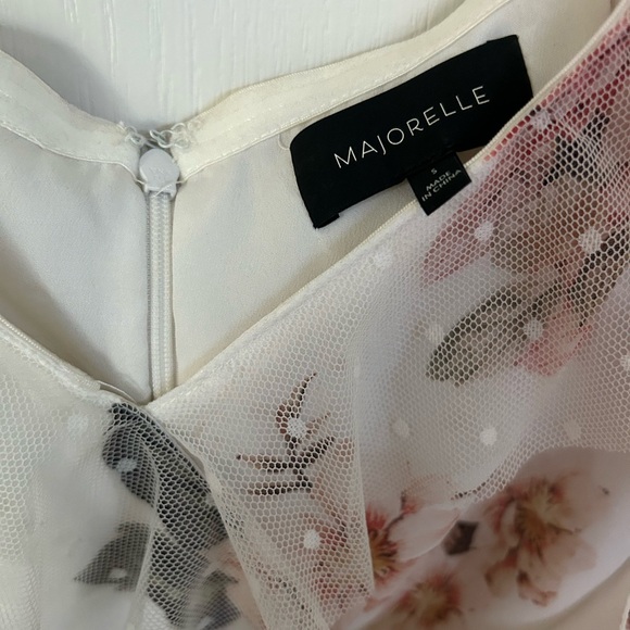 MAJORELLE REVOLVE Scout Bell-Sleeve Dress in White Zinnia - Picture 7 of 7